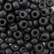 45-69401.SLC.jpg 6/0 Seed Beads - Matte Black 20g Image