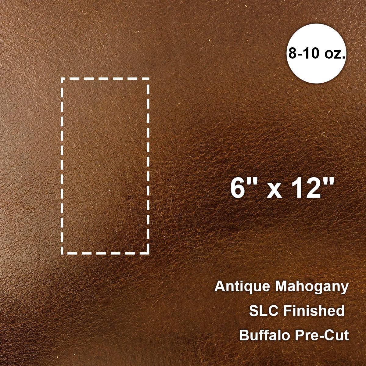 133-420301.SLC.1.jpg 6"x12" Antique Mahogany Buffalo Pre-Cut Image