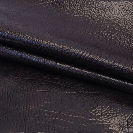 SGBDS.Glazed Dark Brown.01.jpg Shrunken Grain Buffalo Double Shoulders Image