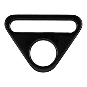 Black Tri Ring - Pair