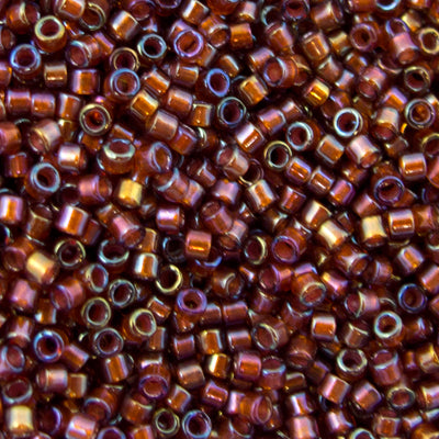 45-1131750.SLC.jpg Delica Bead - Sparkle Beige Lined Root Beer DB1750 Image