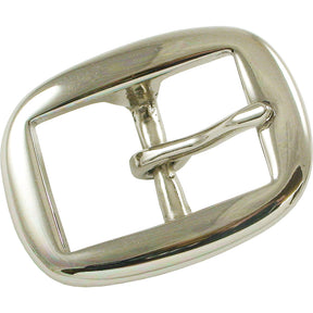 Buckle,CtrBar,Oval,Nickel,5/8"