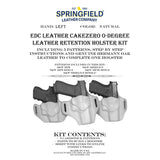 EDCK.Left Hand CakeZero.Smith & Wesson.jpg EDC Leatherworks Holster Kits Image