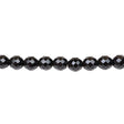 222-4162.SLC.1.jpg 10mm Firepolish Strand - Jet Image
