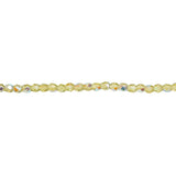 3mm Olivine AB Bead Strand - Firepolished