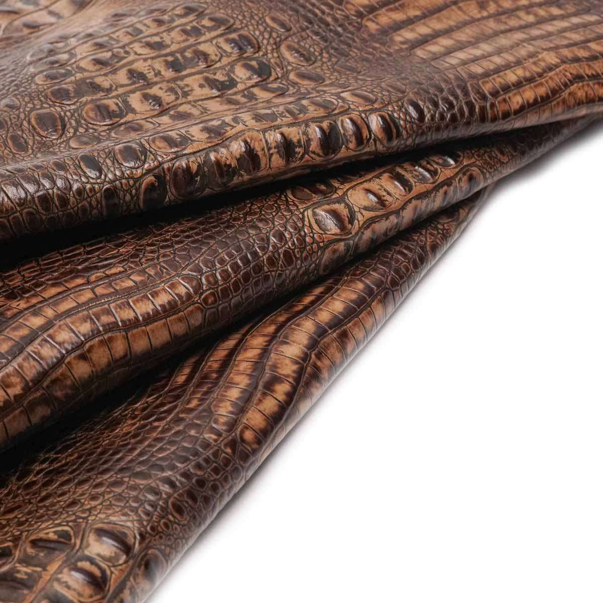 665-1509.SLC.01.jpg Italian Hornback Embossed Side - Mocha Image