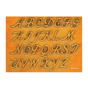 Maker Aid - 1-1/4" Cursive Alphabet