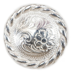 ¾" High Sierra Concho - Silver Plate