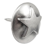 Star Medallion Tack - Old Silver 50pk