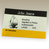 25pk Size 10 Beading Needle