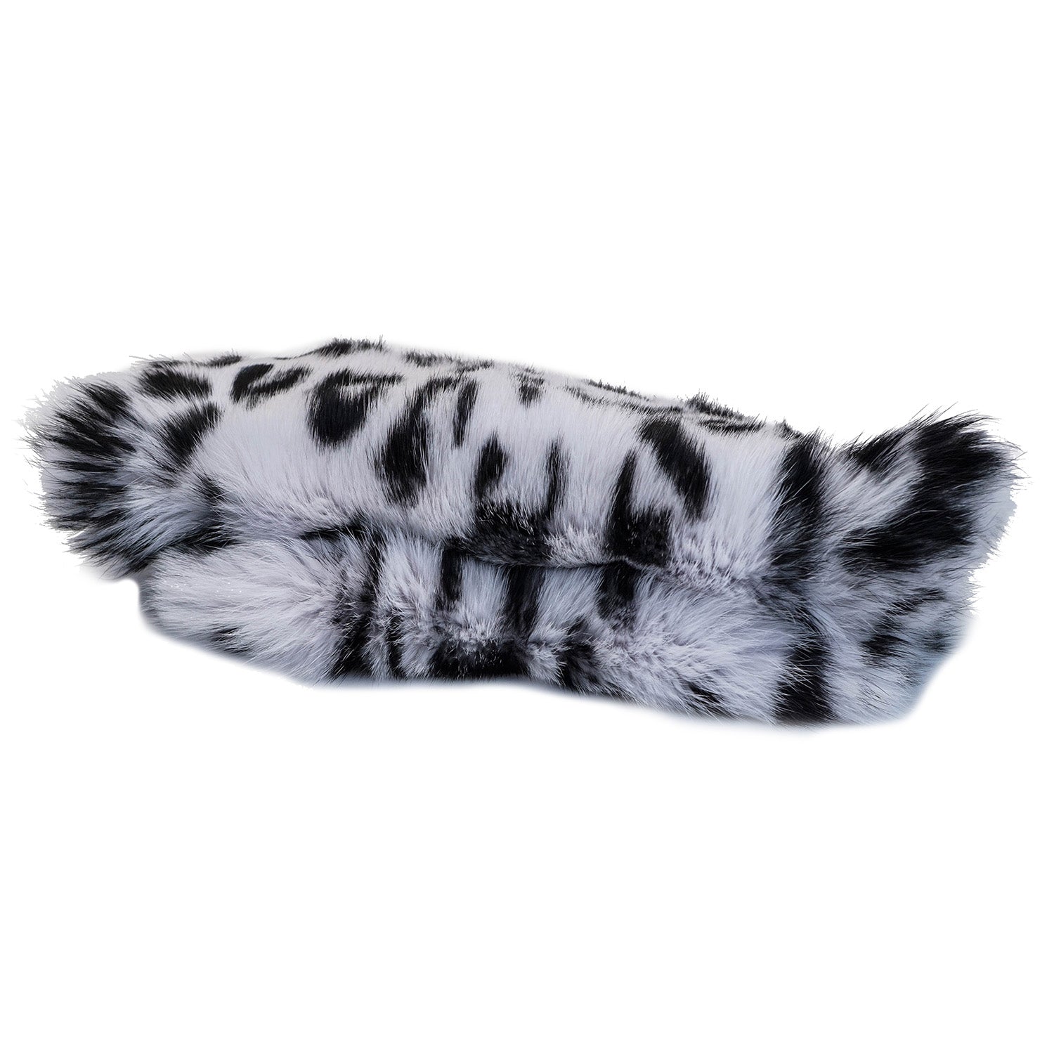 Printed Rabbit Skin - Snow Leopard | Springfield Leather Co.