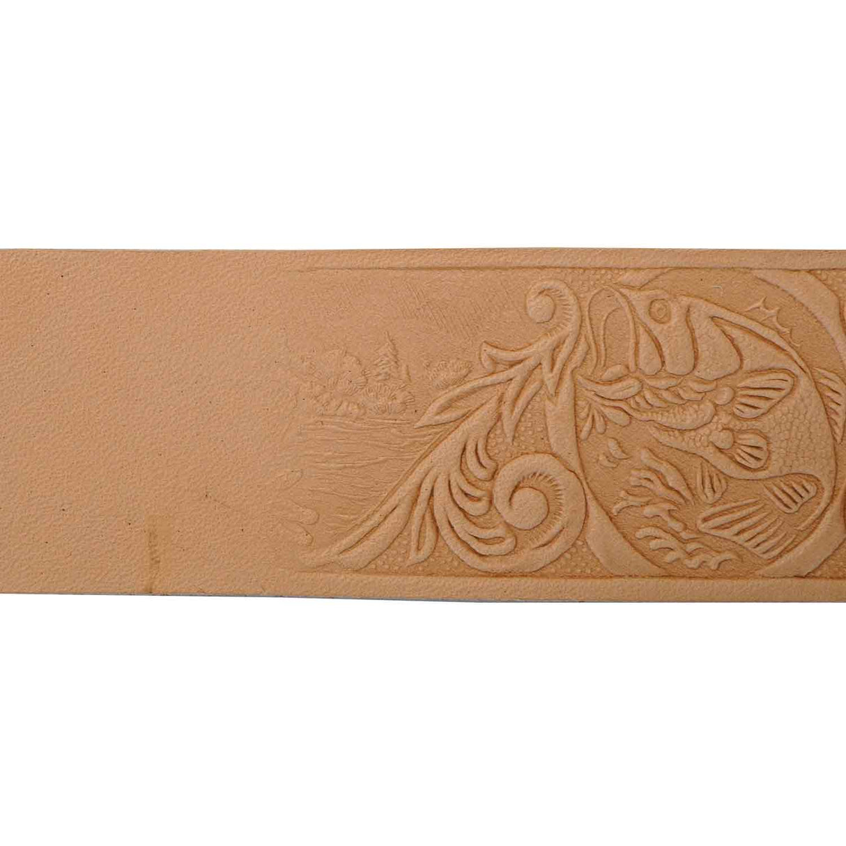 100-456804.SLC.03.jpg 1-1/2" Embossed Bass Name Space Belt Strip Image