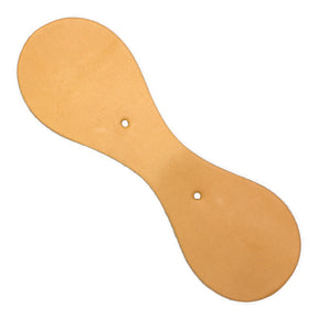 Leather Shape - Double Over Key Fob