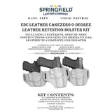EDCK.Left Hand CakeZero.Springfield Armory.jpg EDC Leatherworks Holster Kits Image