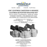 EDCK.Left Hand CakeZero.Ruger.jpg EDC Leatherworks Holster Kits Image