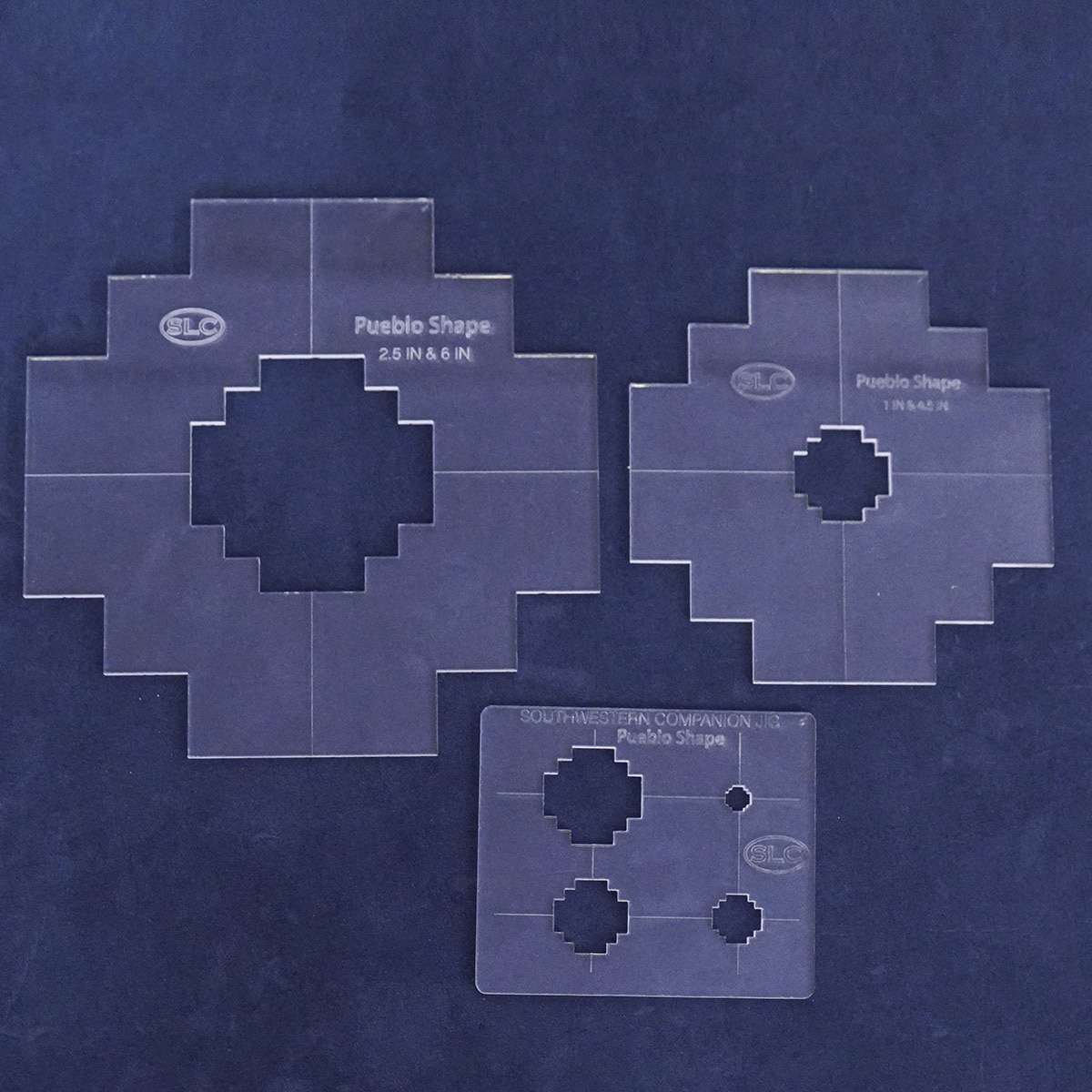 SWAT.Pueblo Set.01.jpg Southwestern Acrylic Template Sets Image