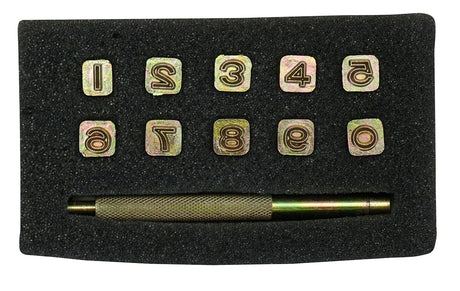 011-1110.SLC.01.jpg 1/4" Open Face Number Stamp Set Image