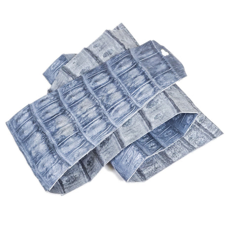 76-4.SLC.1.jpg Trimmed Caiman Tail - Slate Grey Image