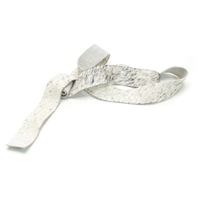 Hair On Strips, Black and White Speckled