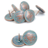 Upholstery Tack - Buffalo Coin, Copper Patina