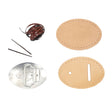 144-458202.SLC.2.jpg Oval Trophy Buckle Kit Veg Tan Brown Lace Image