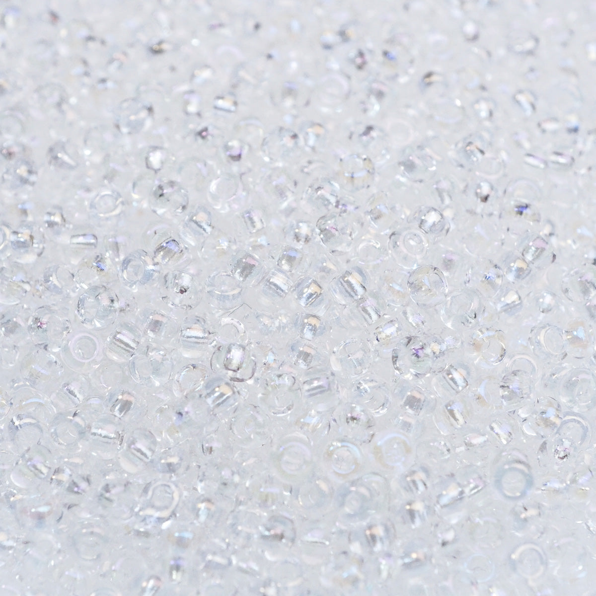 229-1032.SLC.1.jpg Seed Beads 10/0 Transparent Iris Crystal - 45g Image