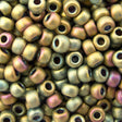 45-892035.SLC.jpg 8/0 Seed Beads - Opaque Khaki AB 22g Image