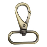 1 1/4" Push Gate Swivel Snap - Antique Brass