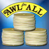 12yd White Awl Thread 3pk