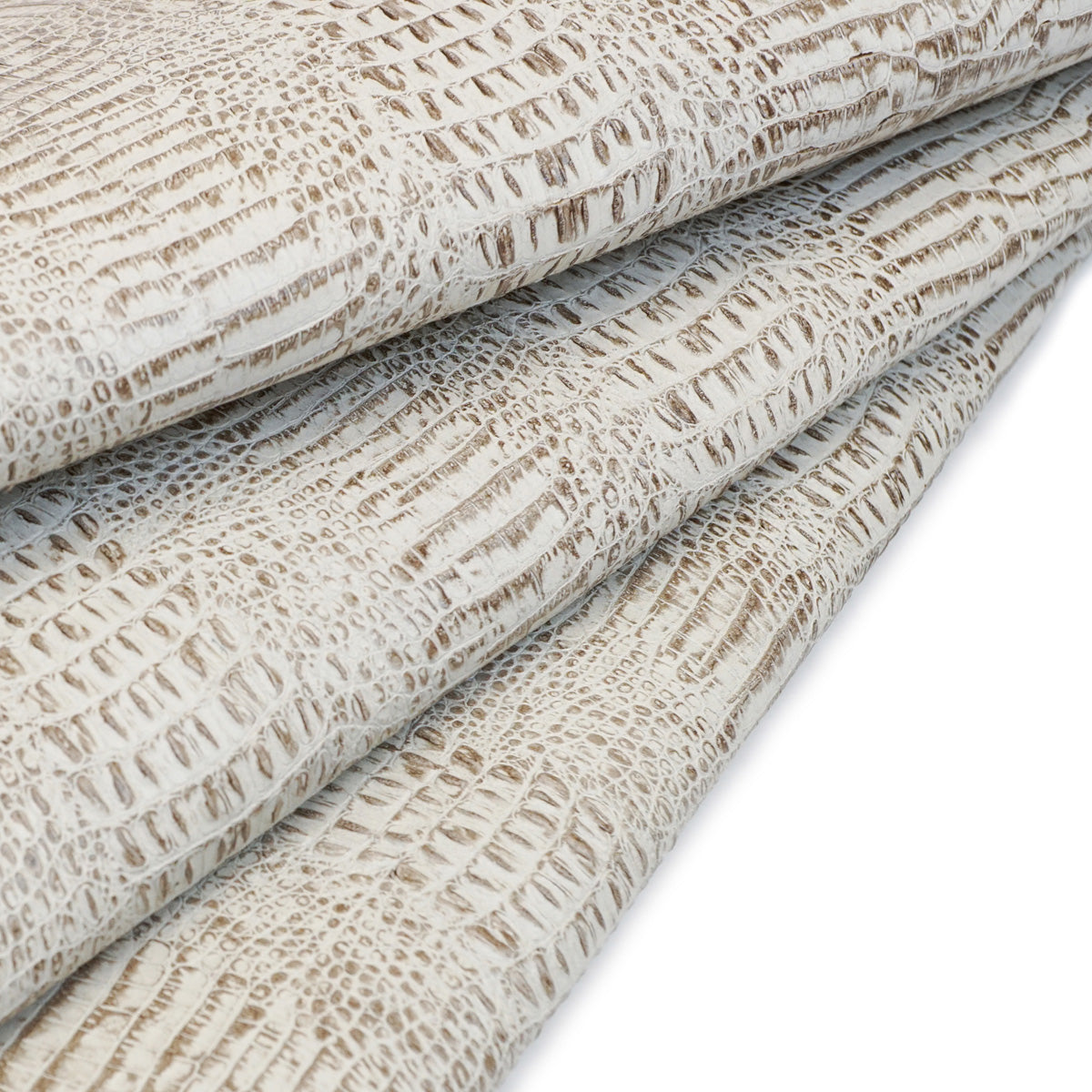 371-17904.SLC.2.jpg Embossed Gator on Cow - Antique Bone Image