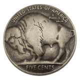 Buffalo Nickel Concho - Antique Silver
