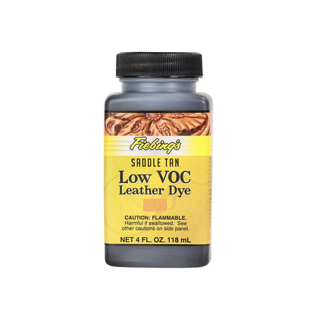 34-21211.SLC.01.jpg Fiebings Low VOC Leather Dye - Saddle Tan 4oz Image
