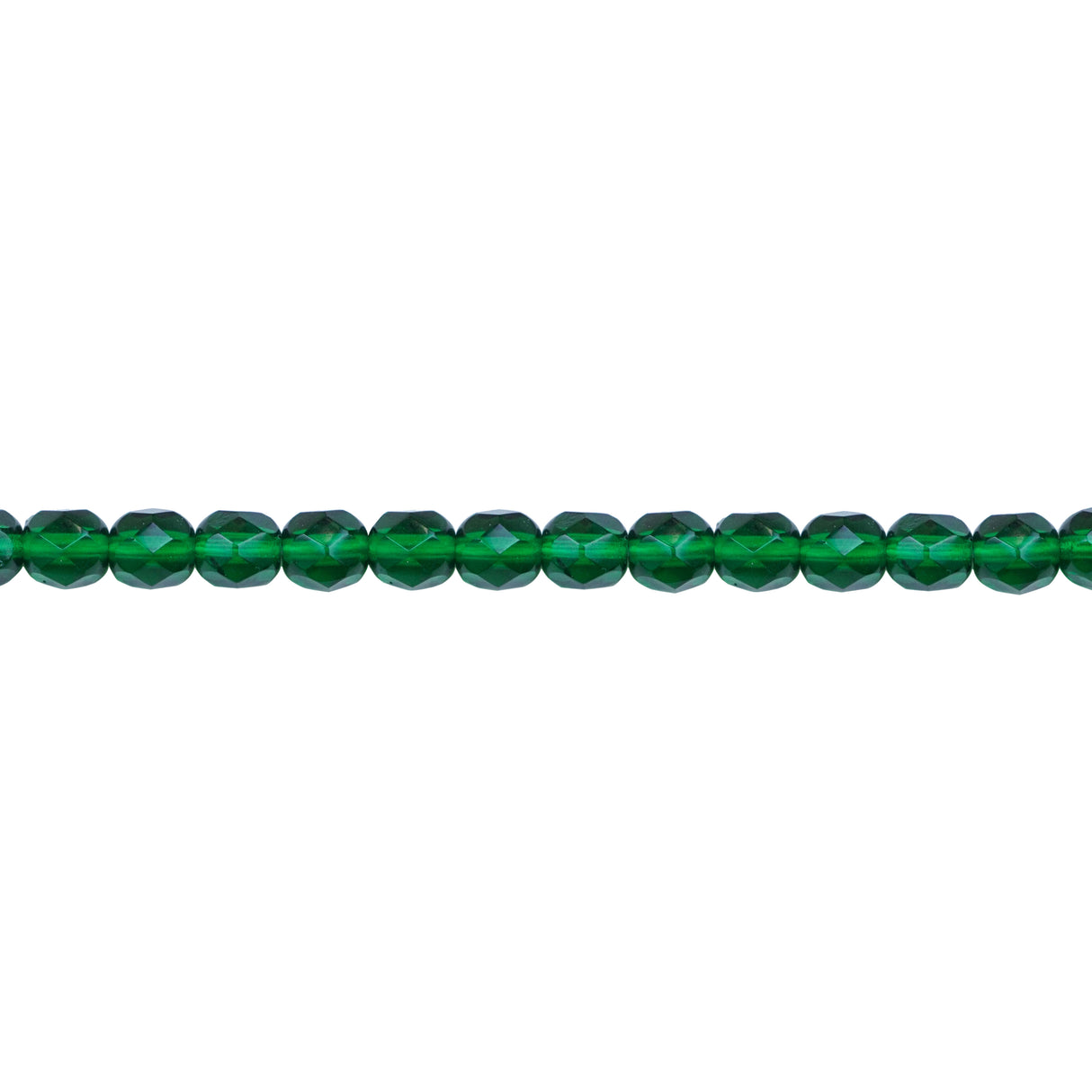 339-73.SLC.1.jpg 6mm Green Emerald Bead Strand - Firepolished Image