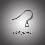 French Hook Earwire - Gunmetal 144pk