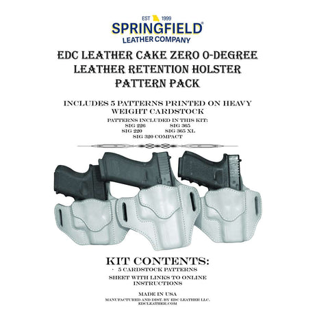 EDC.CakeZero.Sig.01.jpg EDC Leatherworks Holster Patterns Image