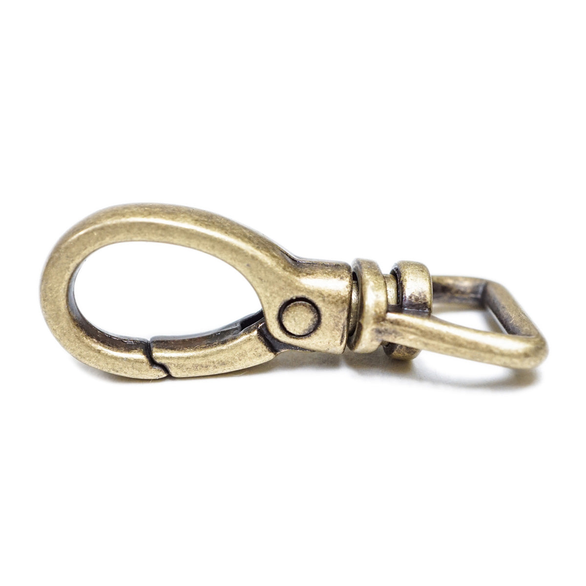 115-1123.SLC.4.jpg Push Gate Swivel Snap - Antique Brass Image