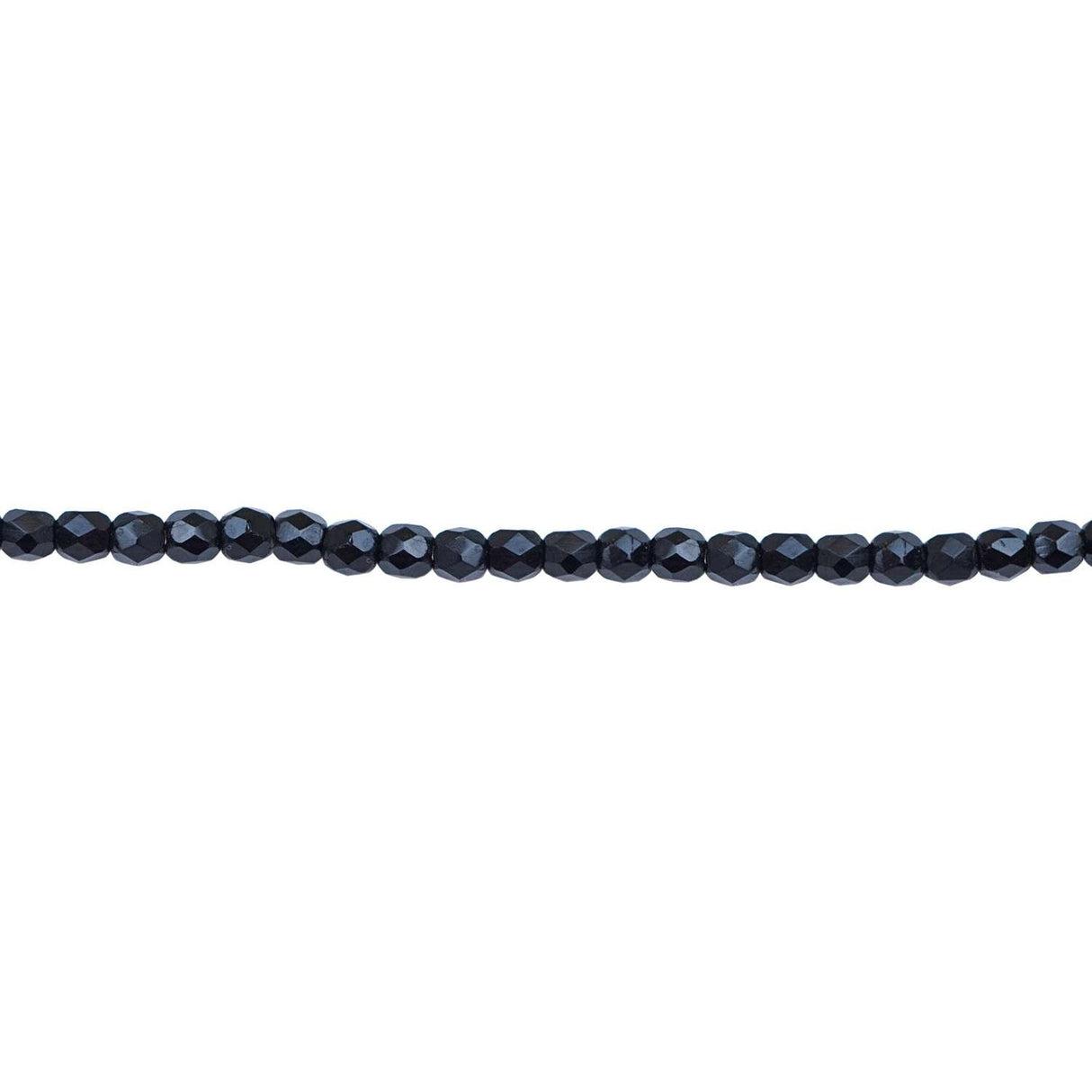 339-2.SLC.1.jpg 3mm Jet Bead Strand - Firepolished Image