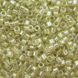 Delica Bead - Sparkling Peridot Lined Crystal DB903