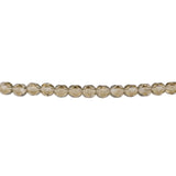 6mm Black Diamond Bead Strand - Firepolished