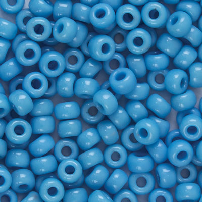 45-69413.SLC.jpg 6/0 Seed Beads - Opaque Light Blue 20g Image