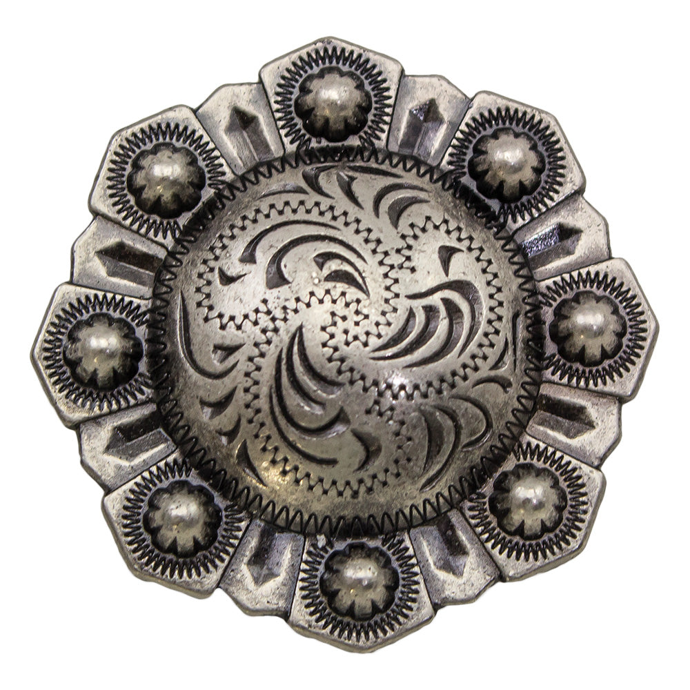 115-176805.SLC.jpg Octagon Berry Concho - OldSilver Image