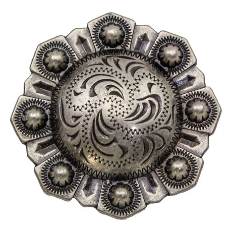 115-176805.SLC.jpg Octagon Berry Concho - OldSilver Image