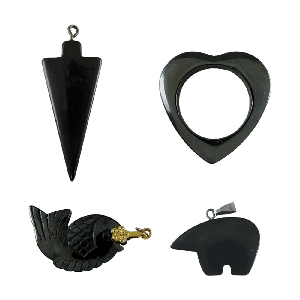 222-2702.SLC.jpg Hematite Beads Focal Mix 4pk Image