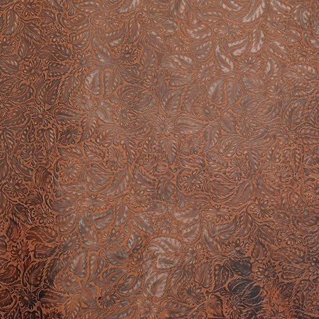 DFL.Cognac.03.jpg Daisy Floral Embossed Cow Image