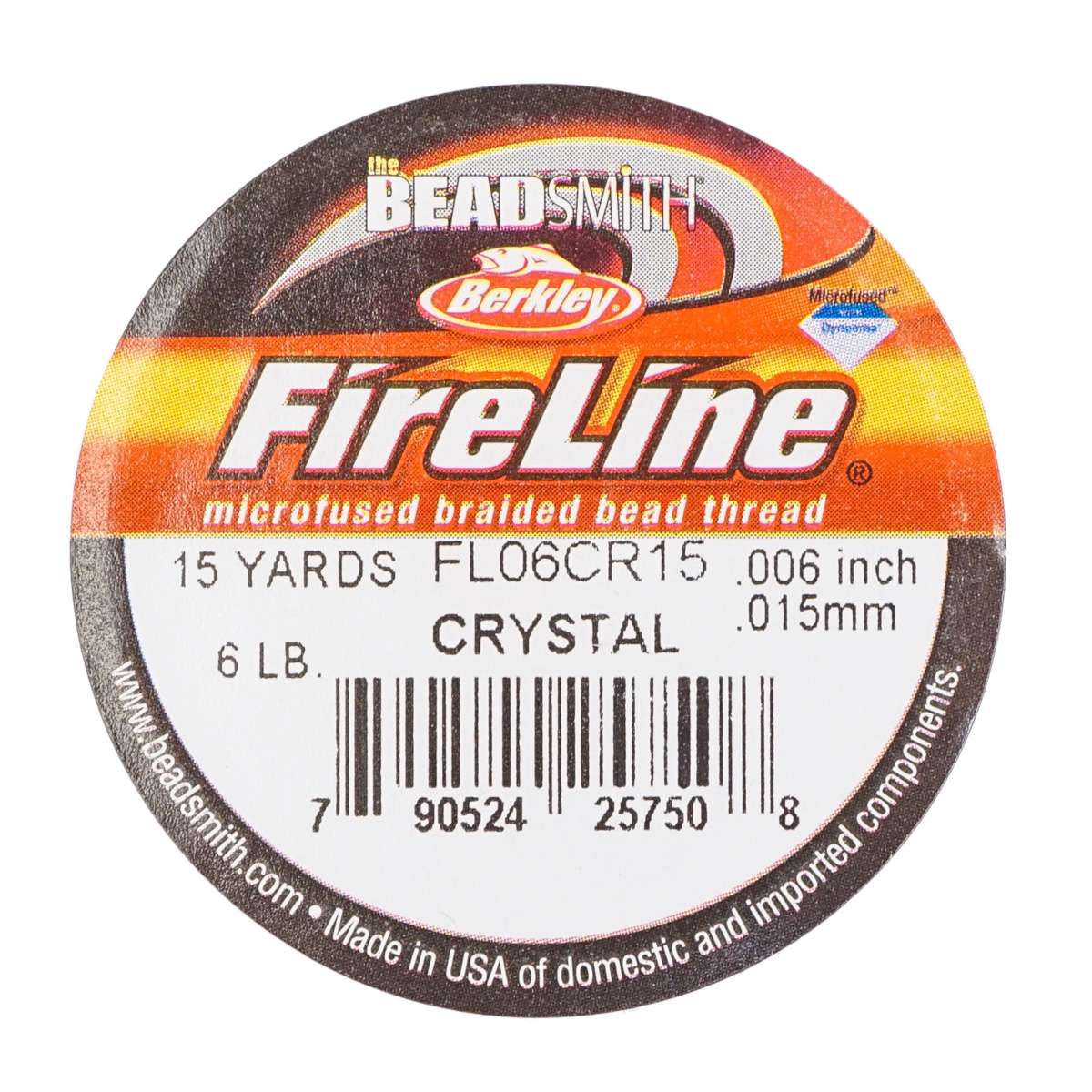 45-0615.SLC.1.jpg 6lb FireLine Wire Bead Thread - Crystal 15yd Image