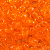6/0 Seed Beads - Transparent Orange 20g