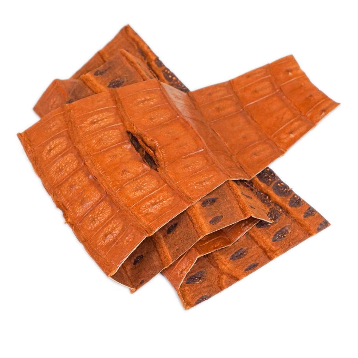 76-2.SLC.1.jpg Trimmed Caiman Tail - Cognac  Image