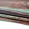 EGOC.Turquoise Brown.02.jpg Embossed Gator on Cow Image