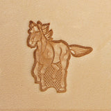 011-8831101.SLC.3.jpg Running Horse (Left) - 3D Stamp Image