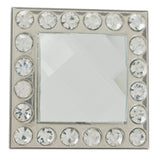 Large Clear Crystal Square Concho